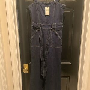 NWT  7 for All Mankind wide leg jumpsuit